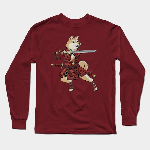 Shiba Chan Long Sleeve T-Shirt by MTadena81